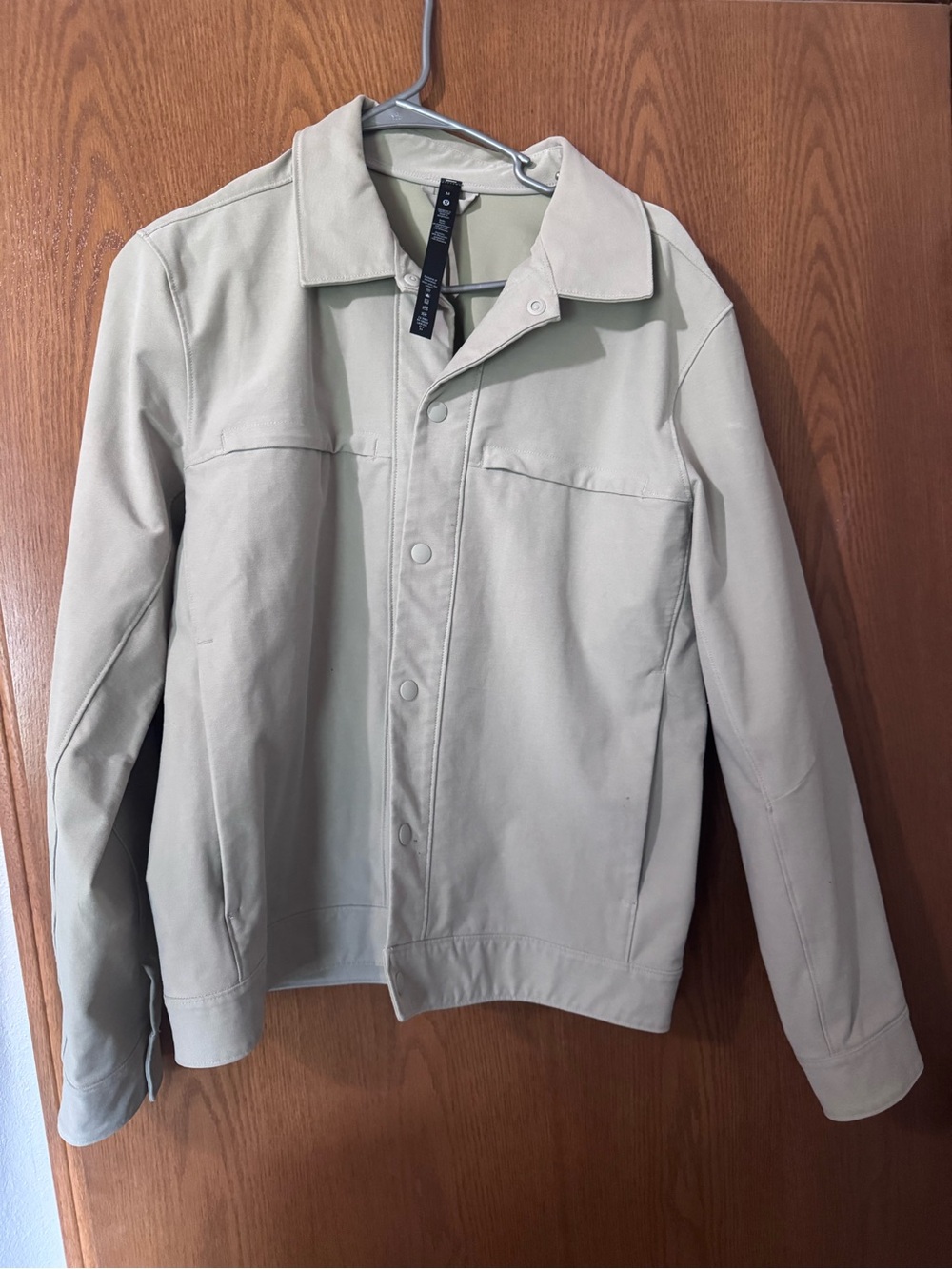 Men's Light Beige Lululemon city excursion jacket